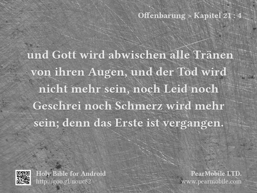 Offenbarung, Kapitel 21:4